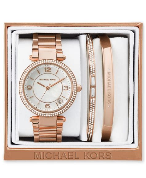 michael kors watch and bracelet set amazon|Michael Kors gift wrap box.